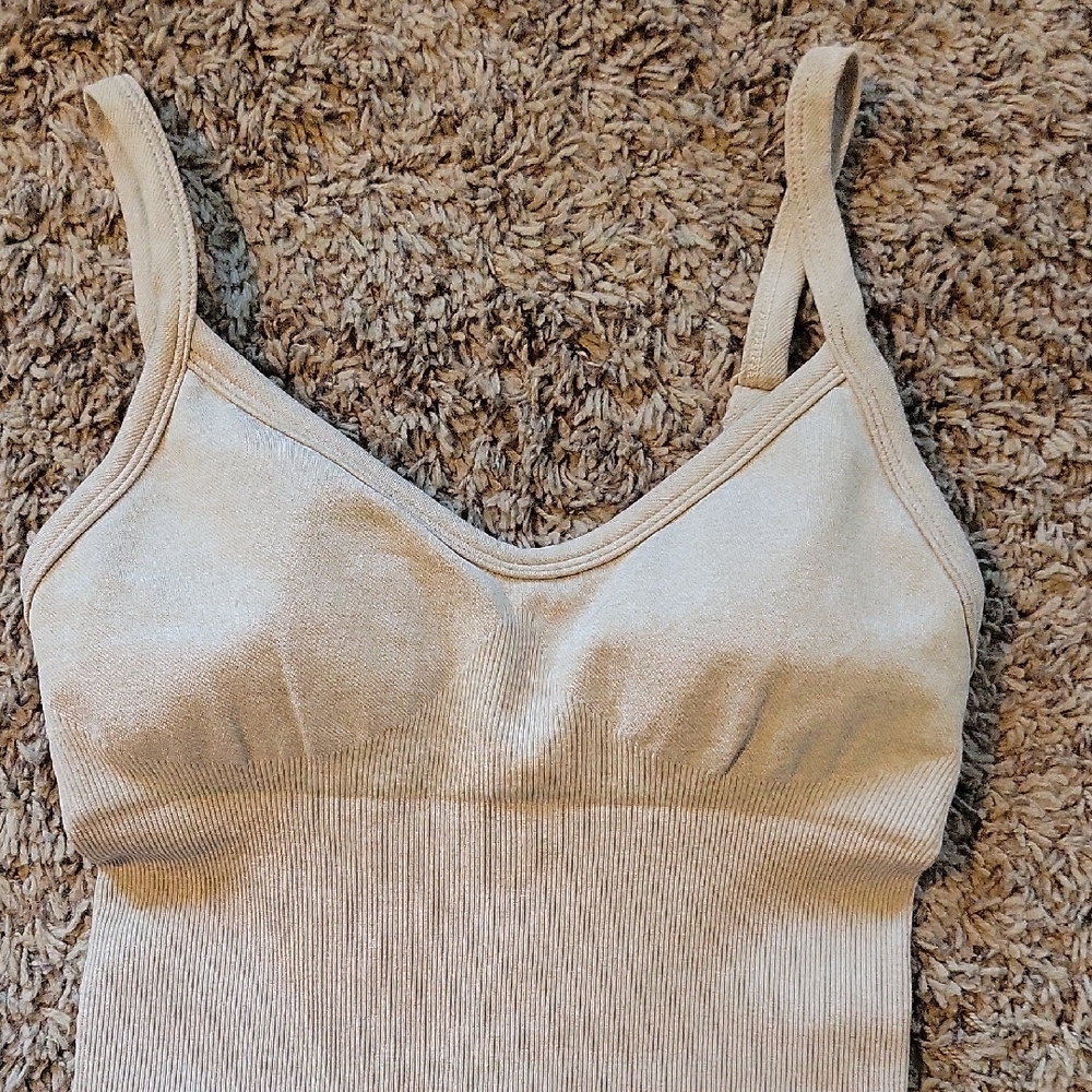 Bo+Tee Beige Bodysuit - Picture 4 of 5